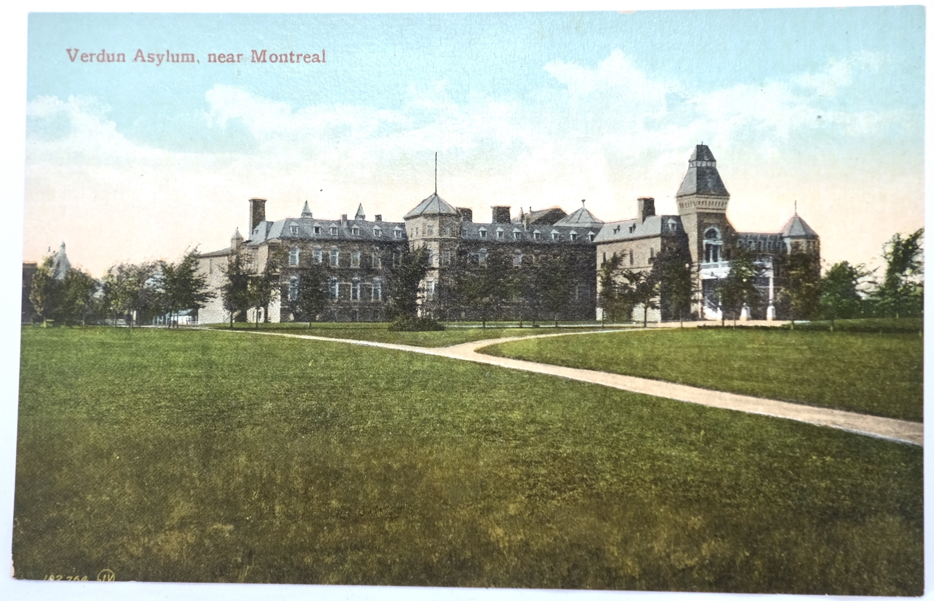 Verdun, Quebec asylum postcard