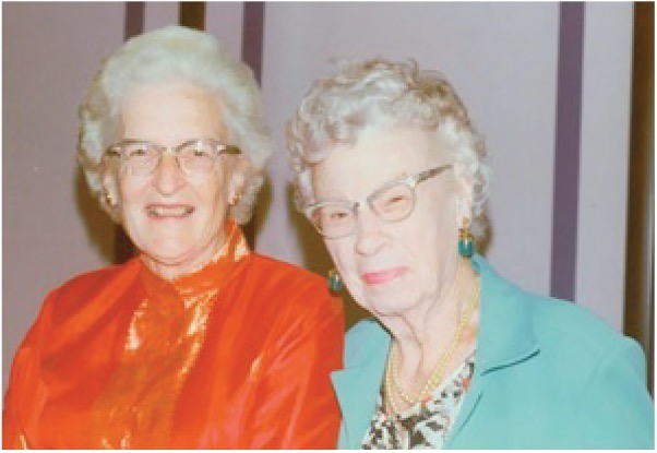 Helen Walker (right) at Joint Statistical Meeting of the ASA, 1980 (Billard & Wallman, 2020)