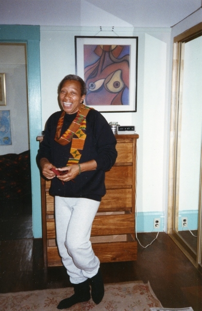 E. Kitch Childs at home in Oakland, CA, June, 1989. Courtesy of Gail Pheterson.