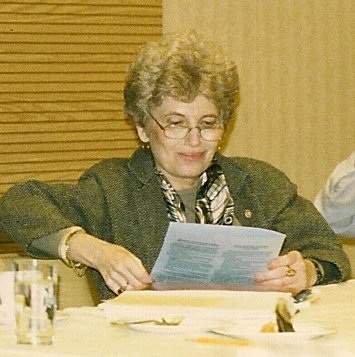 Martha Mednick at a meeting of the Society for the Psychological Study of Social Issues. Courtesy of SPSSI.