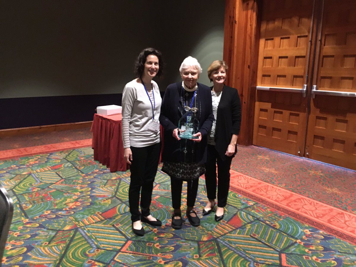 Ravenna Helson honored at the Society for Personality and Social Psychology Legacy Symposium on January 21, 2017, (Photo credit and ownership: Sanjay Srivastava)