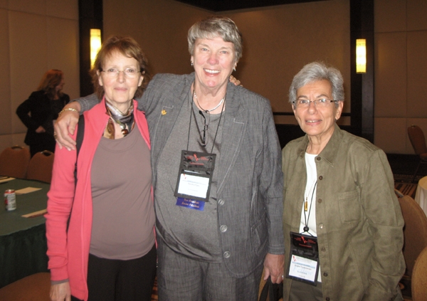 From left to right: Olga Favreau, Sandra Pyke, Shake Toukmanian